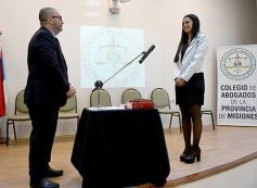 Foto de la galería: El Colegio de Abogados de Misiones tomó juramento a nuevos profesionales del Derecho