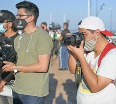 Foto de la galería: El Gobernador acompañó la presentación de la 5° fecha del Misionero de Pista