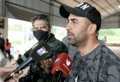 Foto de la galería: Clemente Rodríguez y Rolfi Montenegro presentes en la Clínica de Fútbol de la EBY en Posadas