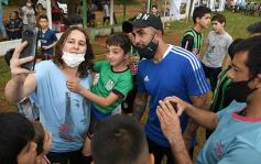 Foto de la galería: Yacyretá entregó equipamiento deportivo al Club El Brete de Posadas