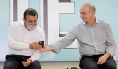 Foto de la galería: Oscar Herrera Ahuad junto a sindicalistas misioneros en el debate por la reforma laboral