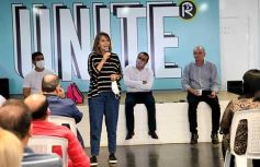 Foto de la galería: Oscar Herrera Ahuad junto a sindicalistas misioneros en el debate por la reforma laboral