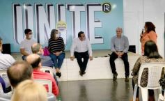 Foto de la galería: Oscar Herrera Ahuad junto a sindicalistas misioneros en el debate por la reforma laboral