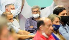 Foto de la galería: Oscar Herrera Ahuad junto a sindicalistas misioneros en el debate por la reforma laboral