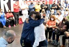 Foto de la galería: Oscar Herrera Ahuad junto a sindicalistas misioneros en el debate por la reforma laboral