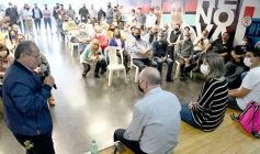 Foto de la galería: Oscar Herrera Ahuad junto a sindicalistas misioneros en el debate por la reforma laboral