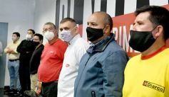 Foto de la galería: Oscar Herrera Ahuad junto a sindicalistas misioneros en el debate por la reforma laboral