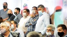 Foto de la galería: Oscar Herrera Ahuad junto a sindicalistas misioneros en el debate por la reforma laboral