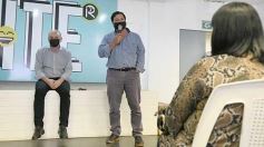 Foto de la galería: Oscar Herrera Ahuad junto a sindicalistas misioneros en el debate por la reforma laboral