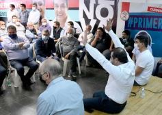 Foto de la galería: Oscar Herrera Ahuad junto a sindicalistas misioneros en el debate por la reforma laboral