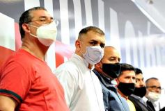 Foto de la galería: Oscar Herrera Ahuad junto a sindicalistas misioneros en el debate por la reforma laboral