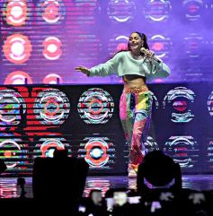 Foto de la galería: Fanáticos deliraron en la espectacular presentación de Tini en Posadas