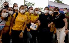Foto de la galería: La Agrupación Salud del Frente Renovador cerró su campaña en la Costanera