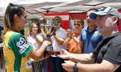 Sixto Fotografías. Deportes. Fútbol Femenino - Final y premiación en el Torneo de Fútbol Femenino del Instituto Saavedra y el Club Guacurarí de Posadas