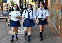 Foto de la galería: Estudiantes a estudiar: postales del regreso a clases en la ciudad capital