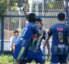 Foto de la galería: Triunfo en suspenso para los auriazules en la 1ra fecha de la Liga Posadeña