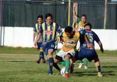 Foto de la galería: Triunfo en suspenso para los auriazules en la 1ra fecha de la Liga Posadeña