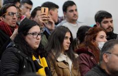 Foto de la galería: Conversatorio en el Saavedra: Reynaldo Sietecase encabezó una charla sobre periodismo en Posadas