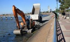 Foto de la galería: Costanera de Posadas: Yacyretá inició la etapa final del pedraplén para el nuevo circuito costero