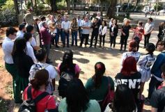 Foto de la galería: Alcibiades Alarcón: vecinos, artistas y autoridades pidieron por el respeto al acervo cultural misionero