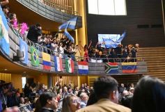 Foto de la galería: Con participación internacional: la Legislatura abrió un nuevo Parlamento Estudiantil Misionero
