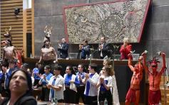 Foto de la galería: Con participación internacional: la Legislatura abrió un nuevo Parlamento Estudiantil Misionero