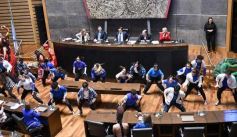 Foto de la galería: Con participación internacional: la Legislatura abrió un nuevo Parlamento Estudiantil Misionero