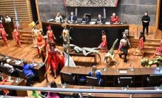 Foto de la galería: Con participación internacional: la Legislatura abrió un nuevo Parlamento Estudiantil Misionero