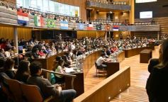 Foto de la galería: Parlamento Internacional: los jóvenes legisladores ocuparon sus bancas y sancionaron leyes