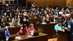 Foto de la galería: Parlamento Internacional: los jóvenes legisladores ocuparon sus bancas y sancionaron leyes