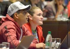 Foto de la galería: Parlamento Internacional: los jóvenes legisladores ocuparon sus bancas y sancionaron leyes