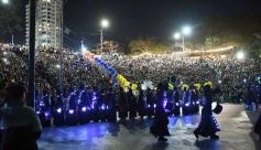 Foto de la galería: Show de Scolas: con un público colmado los estudiantes se despidieron de la estudiantina posadeña