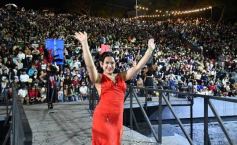 Foto de la galería: Show de Scolas: con un público colmado los estudiantes se despidieron de la estudiantina posadeña