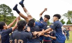 Sixto Fotografías. Deportes. URUMI - Capri festejó en casa con los campeones del M-16 de Rugby