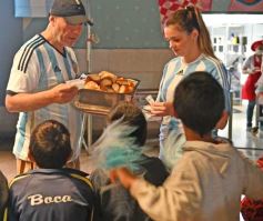 Foto de la galería: Sueño mundialista: el Hogar de Día de Posadas también se vistió de fiesta con la hinchada albiceleste