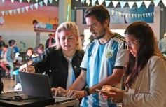 Foto de la galería: Sueño mundialista: el Hogar de Día de Posadas también se vistió de fiesta con la hinchada albiceleste