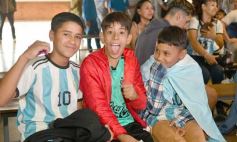 Foto de la galería: Sueño mundialista: el Hogar de Día de Posadas también se vistió de fiesta con la hinchada albiceleste