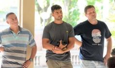 Foto de la galería: Con la ilusión de la Copa, la algarabia de la hinchada de chicos y grandes se hace sentir en cada partido albiceleste