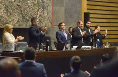 Foto de la galería: A través del apoyo de todos los bloques, Rovira seguirá al frente de la Legislatura el próximo año