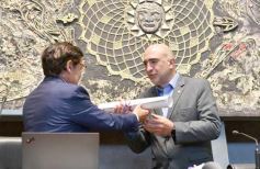 Foto de la galería: A través del apoyo de todos los bloques, Rovira seguirá al frente de la Legislatura el próximo año