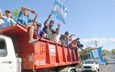 Foto de la galería: Al grito de Campeón: la fiesta popular se adueñó de Posadas en la consagración de la Albiceleste