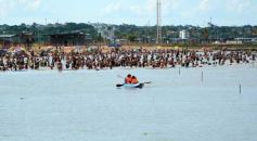 Foto de la galería: Junto al verano posadeño, la bienvenida al 2023 siguió y copó la playa de Costa Sur