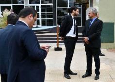 Foto de la galería: Alberto Fernández en Posadas: cobertura que quedó a medias por el destrato a parte de la prensa local