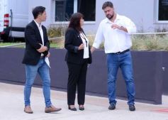 Foto de la galería: Alberto Fernández en Posadas: cobertura que quedó a medias por el destrato a parte de la prensa local