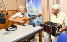Foto de la galería: A Don Mario Campuzano: merecido homenaje de Radio Tupambaé al histórico conductor chamamecero