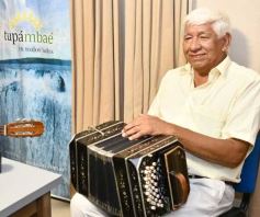 Foto de la galería: A Don Mario Campuzano: merecido homenaje de Radio Tupambaé al histórico conductor chamamecero