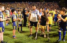 Foto de la galería:  Jugando, arbitrando y con un golazo de penal: Pitana se despidió y dejó todo en la cancha