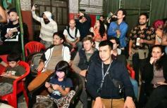 Foto de la galería: Dale Que Brass puso el show y abrió el encuentro en el Galpón de La Murga de la Estación