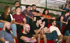 Foto de la galería: Dale Que Brass puso el show y abrió el encuentro en el Galpón de La Murga de la Estación