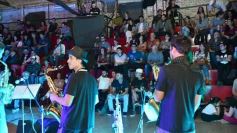 Foto de la galería: Dale Que Brass puso el show y abrió el encuentro en el Galpón de La Murga de la Estación